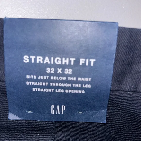 GAP Men's Dark Navy Chinos NWT SZ 32x32 - Picture 4 of 6